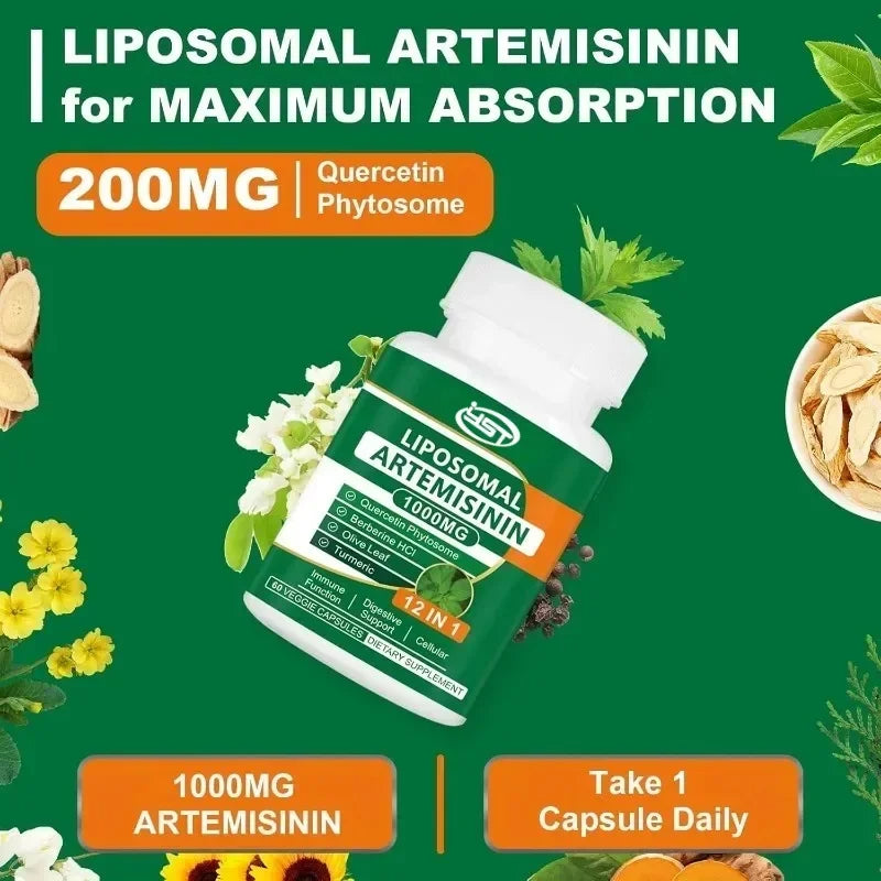 Artemisinin(Slatki Pelin) Liposomalni oblik sa dodatcima za više bioraspoloživosti i jačanju imuniteta,Indonezioja