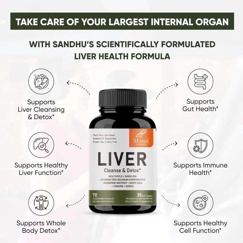LIVER-Jetra (Čistač&Detoxifikacija i oporavak jetre )70 kapsula sa Mlečnim Čičkom(Silumarinom),Maslačkom i ostalim biljkama+ Vit.E ,Cink i Selen