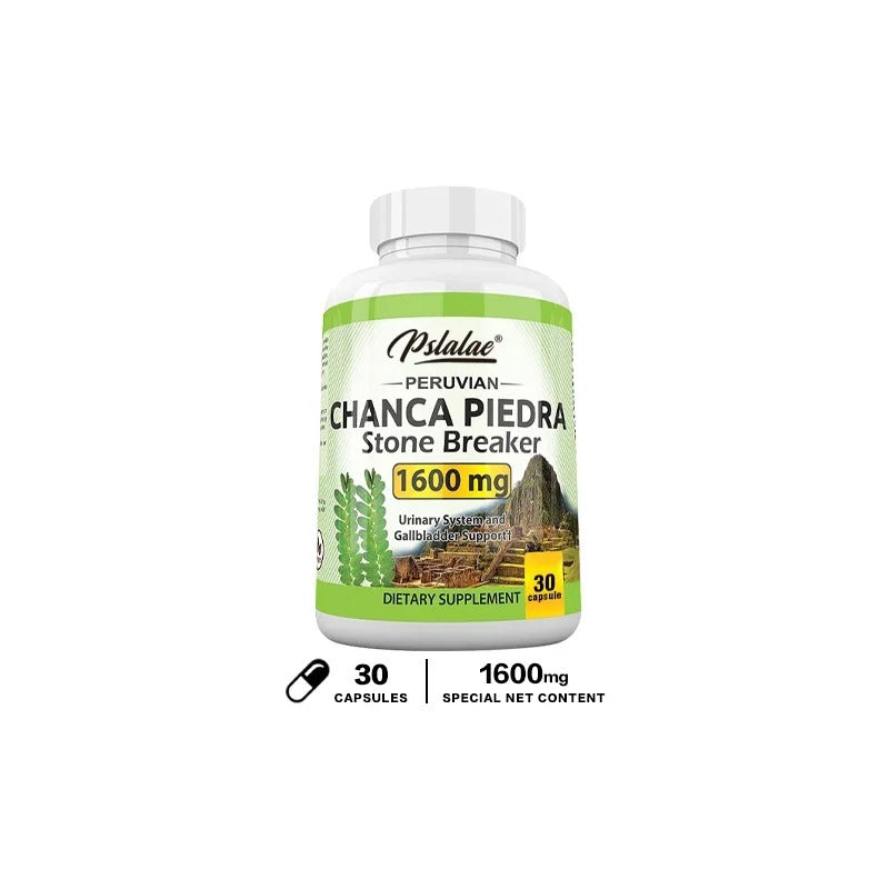 Chanca Piedra 1600 mg - 30 caps.; za Kamen u bubregu i mokraćne kanale, Žučni mjehur (Peru- Chanca Piedra Made in the USA)