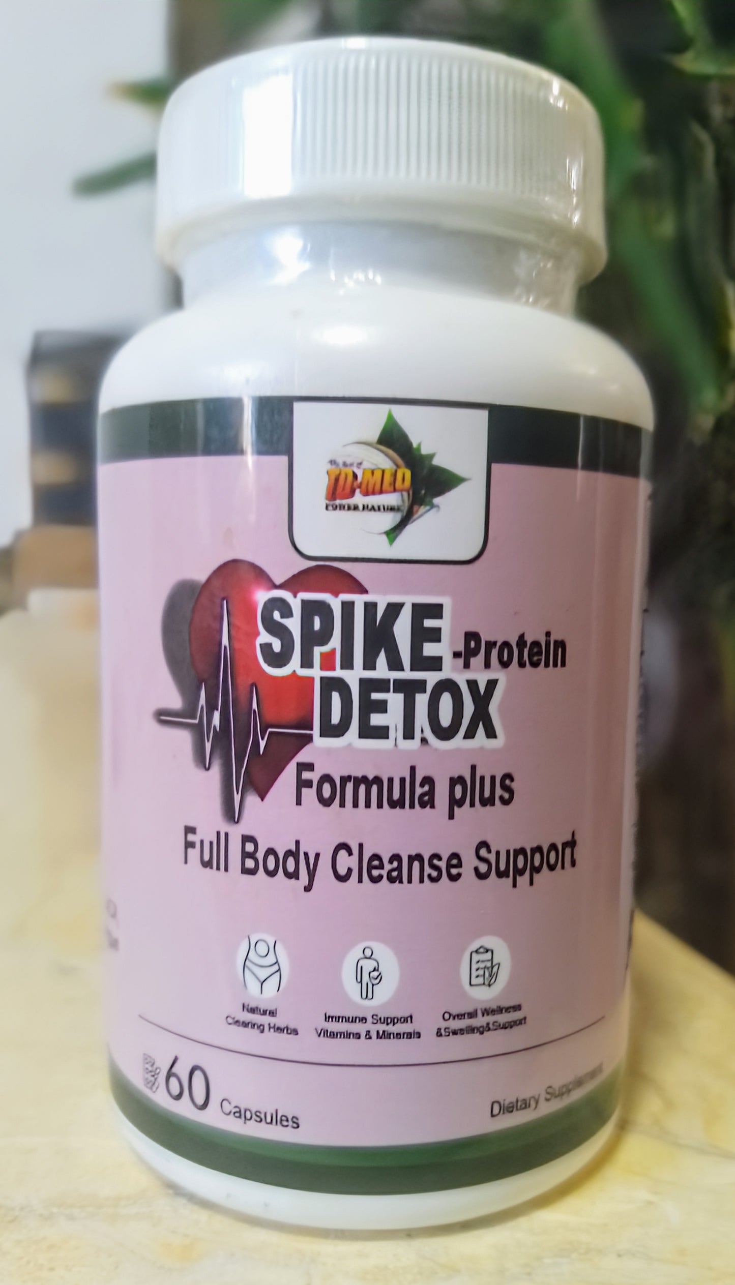 Spike Support-Podrška/60kaps. (zaliha za 1 mjesec) sa Natokinazom,Selenom i još toga.Podrška za Detox tela i imunološku zaštitu od Covid šiljaka i posledica Covid vakcina