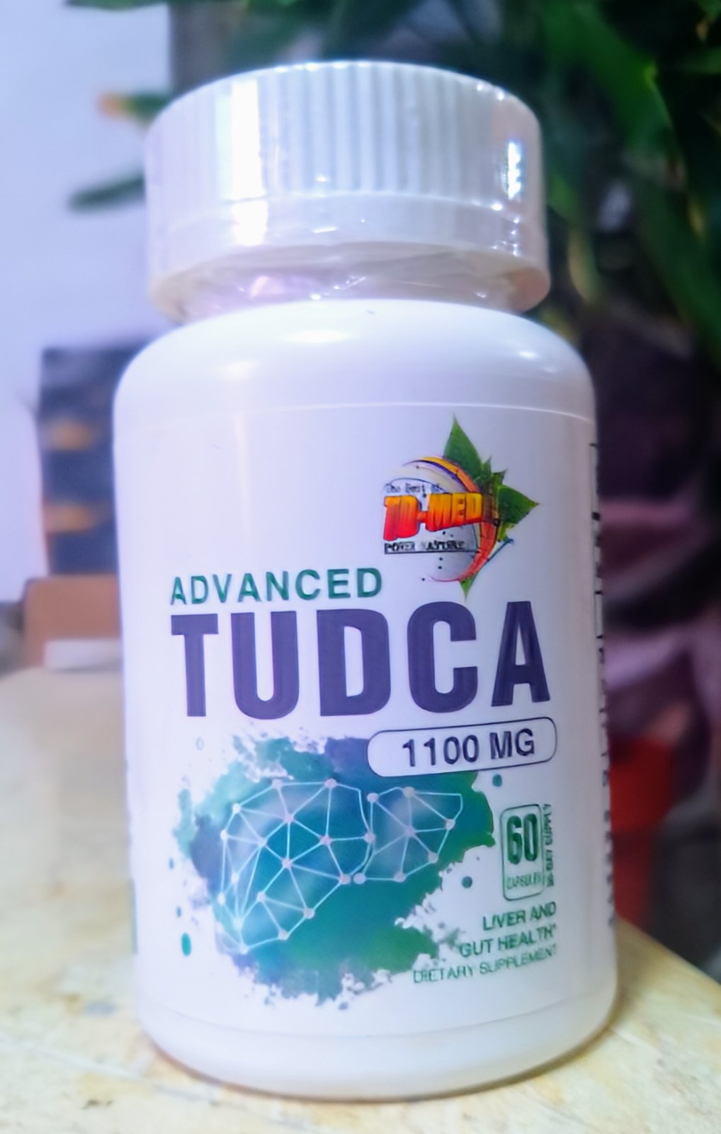 TUDCA (ili Žučna SO) 1100mg-60 kaps:za Detoksikaciju-čišćenje MASNE jetre, imuniteta, Kamenca žučne kese,zdravlje crevnog trakta i štitne žlezde;