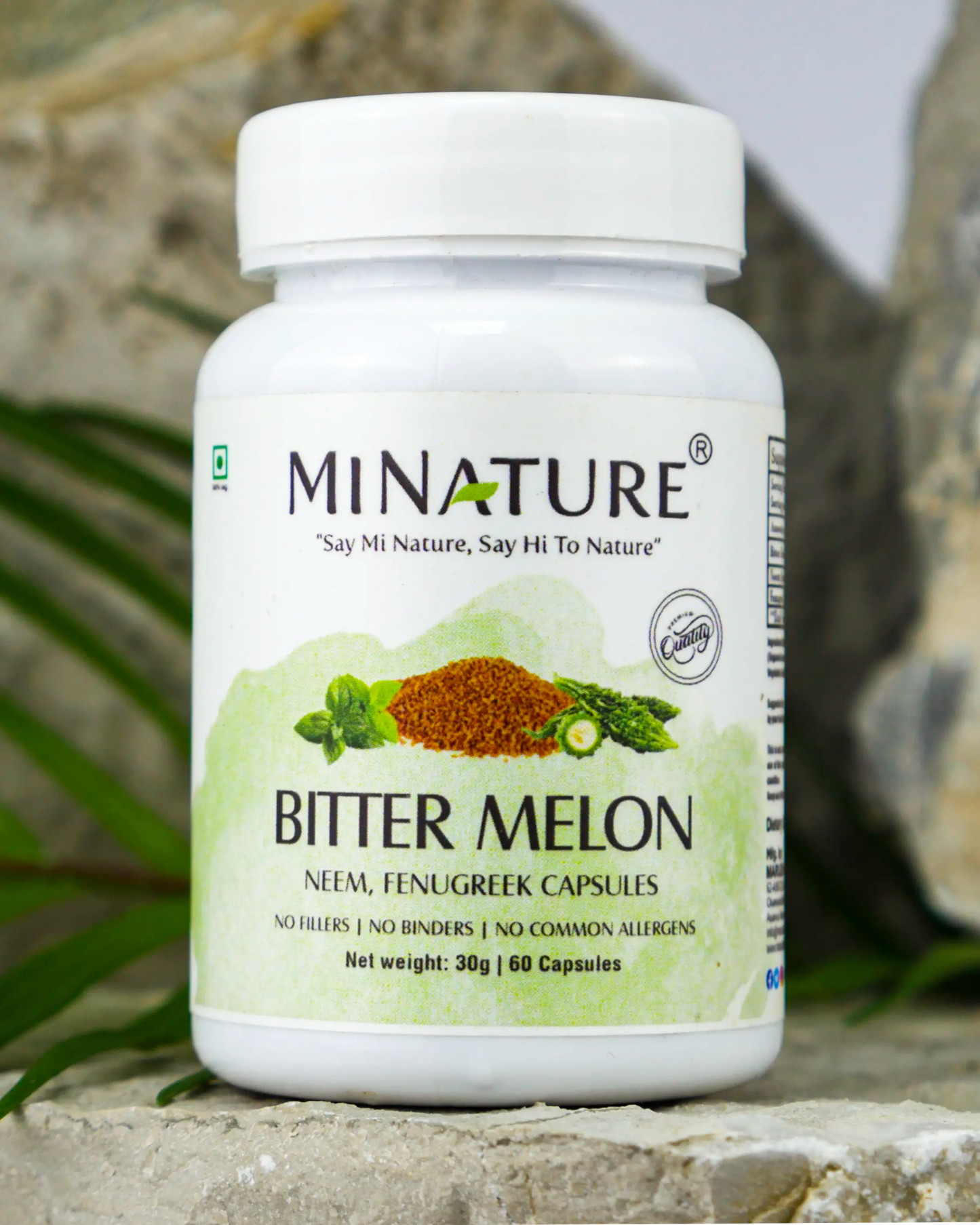 Bitter Melon(Gorka Dinja),+ Neem, Fenugreek(Piskavica) MIX u jednoj kapsule,60 kaps.Mi Nature Indija original,za metabolizam glukoze,bolje varenje i slično...