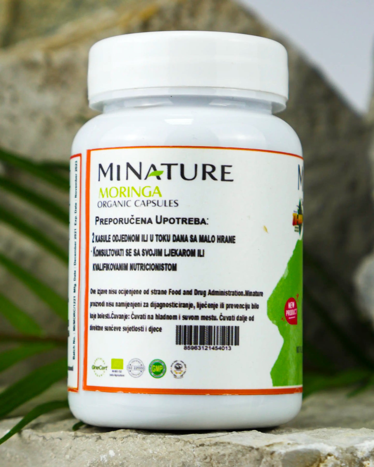 Moringa 450 mg 60 kapsula-Organic;"Mi Nature" sa mnogo benefita za organizam...