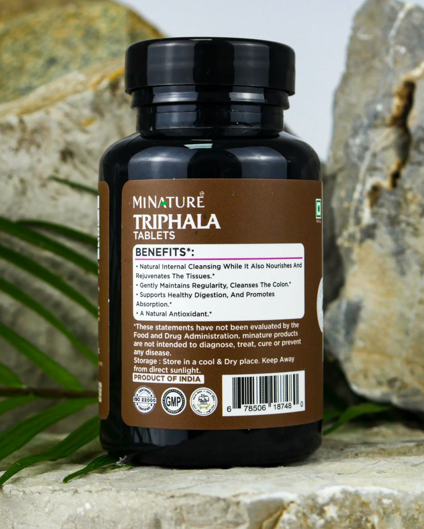 Triphala,90 tableta, Mi Nature Indija Original /1000 mg;Tadicionalno se koristi za:Detoksikaciju i zdravlje creva i tela Za liječenje hroničnog zatvora kao laksativ Moćan dodatak probičkim bakterijama,Za bolesti jetre i bubrega
