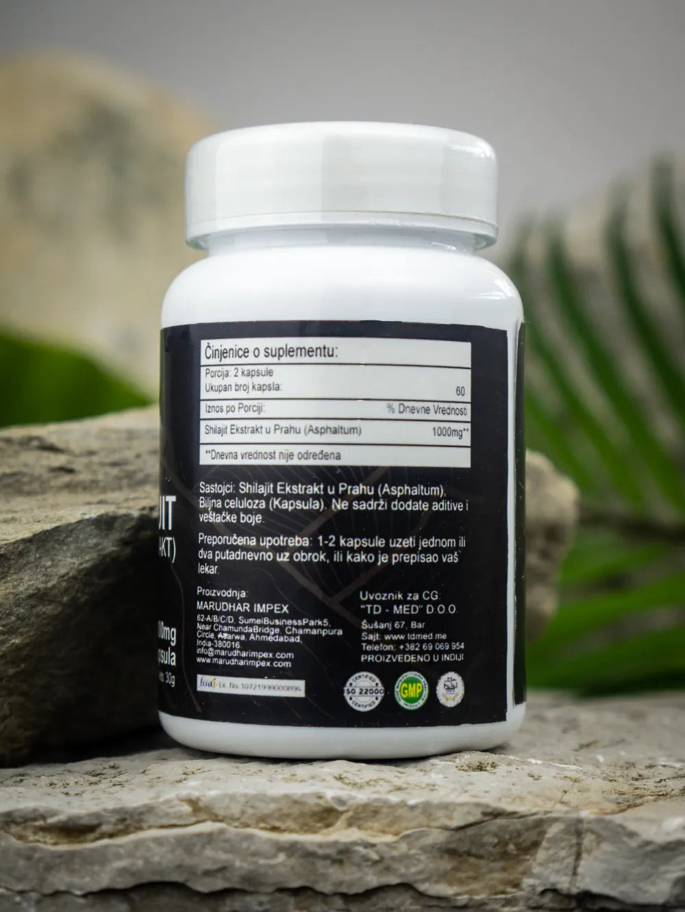 Shilajit 1000mg 60 kapsula-Mi Nature Original-Organik sa Nepala mineral