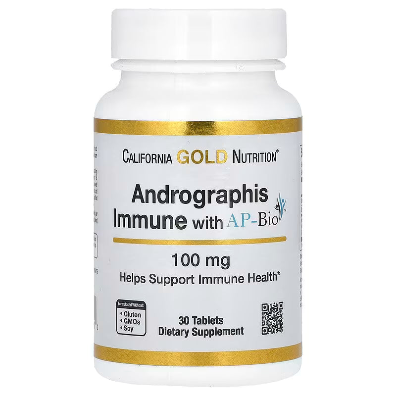 Andrografis(Andrographis Immune sa AP-Bio™)30 kaps.sa 30%andrografolida sa dodatcima Vit.C i Cinka; Za podršku vašem Imunitetu i borbi sa GRIPOM,Virusima,,Snižavanje temperature i detoksikacija kancerom;California Gold Nutrition®USA