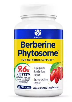 Berberine Phytosome-;9,6 puta bio-raspoloživiji od klasičnog; Promoviše ravnotežu glukoze,kod Insulinske rezistencije,metabolizam,za Holesterol-Tigleciridi,smanjenje težine i zdravlje srca | 60 kap.Reklamna cijena sa popustom -Novitet