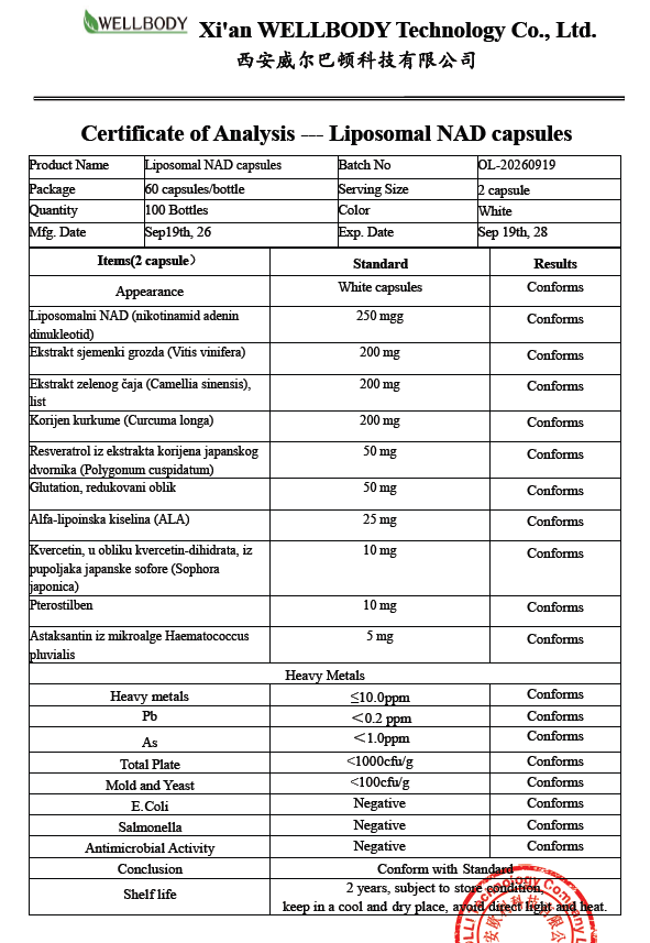 Liposomal NAD+ Boosting 60 caps;10 u 1,Napredna Formula(Energija. Zaštita. Dugoročna vitalnost.)u kombinaciji NAD+, Resveratrola,Quercentina,Glutationa i snažnih biljnih extrata za zdrav proces starenja.,Naš BREND prvi put na tržištu sa Reklamnom cenom