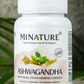 Ashwaganda (Ašvaganda sa dodatkom Safed Musli i Panax Ginseng)-60 caps."Mi Nature"-pomaže tijelu da se prilagodi stresu, povećava energiju, jača imunitet i poboljšava vitalnost. Djeluje sinergijski na hormonalnu ravnotežu, libido i mentalnu otpornost.