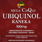 Ubikinol-Kaneka Mega CoQ10 aktivni oblik 100mg sa dodatkom Vitamina.C /60 caps."Japan Aladdin Biotech Co.Ltd" za USA/EU ; Izrazito veća Bioraspoloživost od klasičnog CoQ10 za vaš kardio sistem i još toga...REKLAMNA Akciska cijena,iskoristite je...
