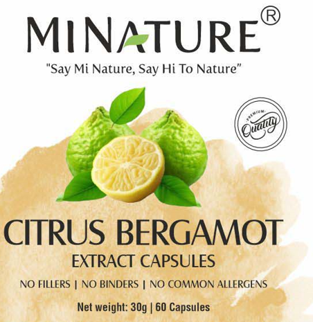 Citrus Bergamot-60 caps;"Mi Nature"-Original;za Kardio probleme usled Holesterola i Triglicerida;doprinosi boljoj elastičnosti arterija,cirkulaciji(Moguća podrška raspoloženja i smanjenju stresa,upala.zglobova,metabolizmu i težini)...