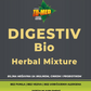 DIGESTIV-Bio(Biljna mješavina) 90 kaps.;Kombinacija prebiotika, probiotika,adaptogena,minerala,biljnih ekstrakata , deluju sinergijski na ravnotežu crevne mikroflore,smanjenje upala, zaštitu sluzokože i poboljšanje varenja; REKLAMNA Akciska cijena !!!!