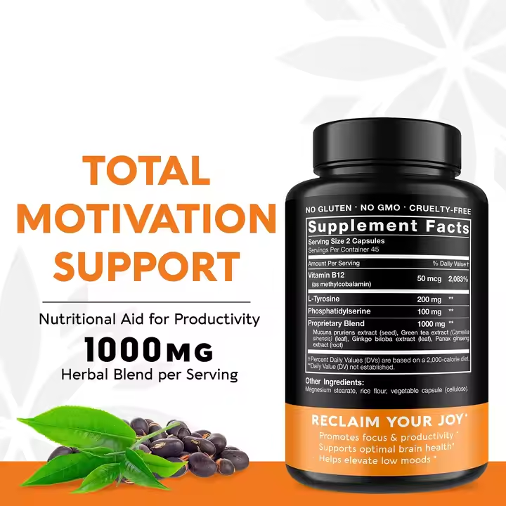DOPAMINE BOOSTER(Pojačivač Dopamina)1000mg-60 caps.Za podizanje rasporoženja i Mentalne energije sa poznatim biljnim extratima(Mukuna,Ginko Biloba,Panax,Green Tea),L-Tyrosinom i B-12;       REKLAMNI Popust !