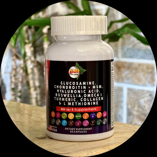 Glukozamin+ dodatci sa Hondroitinom,MSM(Sumpor),Hilauronik Acid,Boswellia(Tamjan),OMEGA3-Lana Extract 20:1,Turmeric(Kurkuma sa kurkuminoidima)Kolagen&L-Metionom;Za vaše kosti i bolne zglobove, za REGENERACIJU!Jedinstvena FORMULA