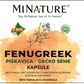 Piskavica-Fenugreek(Grčko seme) 60 kaps.;Mi Nature,za metabolizam glukoze; probleme kod dijabetisa2,Insulinske reistencije,skokove glukoze  poboljšava osetljivost na insulin, boljoj kontroli apetita. može smanjiti LDL i trigliceride;Reklamna AKCIJA !