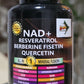 NAD+ 60 kaps;sa Resveratrolom,Berberin,Fisetin,Quercentinom i mešavinom biljnih extrata (Acai,Noni,Kurkuma,Zeleni caj,Glog,Borovnica.Nar , Extract Crnog Bibera,VitaminD3+K2)...za PODMADJIVANJE,protiv starenja, i Imunitet sa Antioxidantima