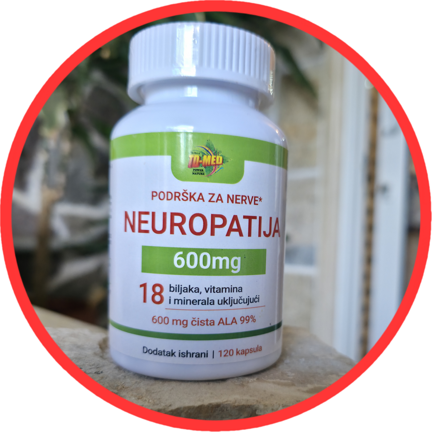 Neuropathy-Neuropatija suplement;120 kapsula,18 u 1 ;Za pomoć kod neuropatskog bola,za stopala,potkožnog tkiva,ramena ,ruke, prste,noge i poboljšanje funkcija nerava;REKLAMNA AKCIJSKA cijena!!!