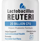 Lactobacillus RAUTERI 20 milijardi-probiotik 60 caps.podrška Probavi-zdravlja creva i Srca,jačanje imuniteta, povećanje oksitocina, poboljšanje raspoloženja i pomoć u postizanju dobre kvalitete sna.Proizedeno za Kanadu-Preporčljivo od Dr.Nestorovića