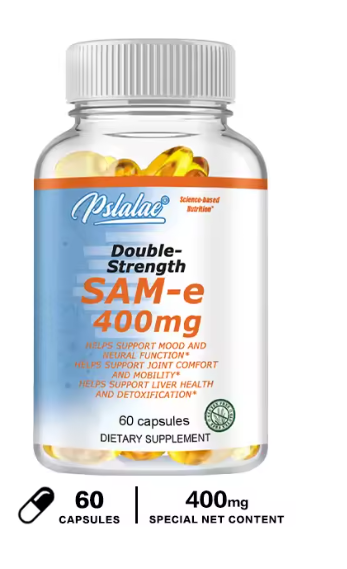 SAMe 400mg-60 kaps(S-adenozilmetionin) u dozi od 400 mg dnevno u 2 kaps. može pružiti niz potencijalnih koristi, posebno za mentalno zdravlje, zglobove i funkciju jetre .Super Reklamna Akciska cena !!!!
