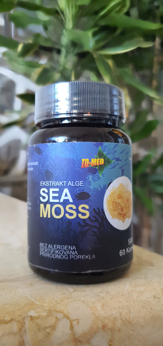 SEA MOOS Extract -Morska mahovina 500mg/60 caps. Mi Nature