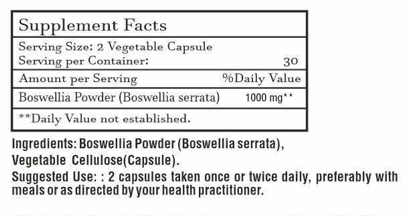Boswellia (Indiski Tamjan)- 1000mg u 2 kaps./60 kaps.-"Mi Nature Origina"-Indijal;Prirodna podrška zglobovima, pokretljivosti i opštem blagostanju organizma