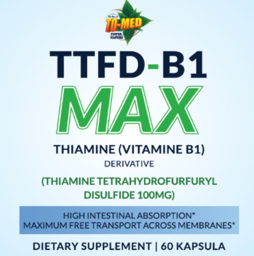  TTFD‑B1 MAX 60 caps.(Derivat B1 sa bitnim dodatcima)-Sinergijska formula za energiju i nervni sistem,za više elana,motivacije i manje umora,Za Energiju kakvu niste osetili!... još toga,Naš BREND sa sertifikarom-prvi put kod nas Reklamna Akciska cijena