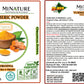 Kurkuma Organik u prahu (227g);"Mi Nature"--Dobra je za zdravlje jetre i kože,snižava holesterol,prirodni anti-koagulant za krvne sudove,snižava hoolesterol,dobra za dijabetičare,pogodna kao začin-dodatak jelima,čaju,mleku,smootijima