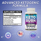 KETO BURN (Ketoni za sagorevanje masti oko struka) 3000mg-60 caps;  Povećajte energiju i metabolizam - Egzogeni Keto BHB dodatak za žene i muškarce (2 pakovanja x 30 kapsula)-Rastenix USA