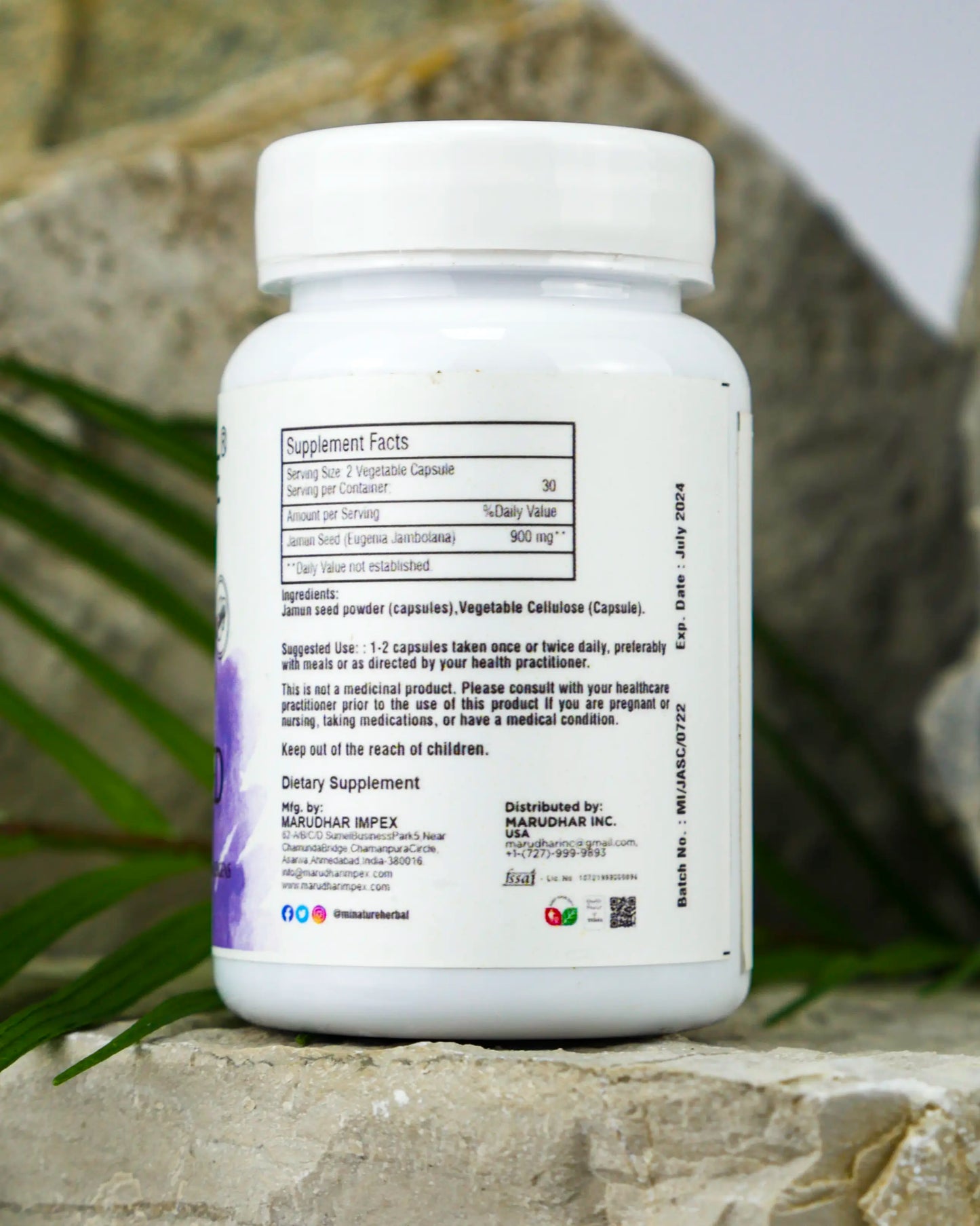 Jamun Seed 450mg 60 kapsula