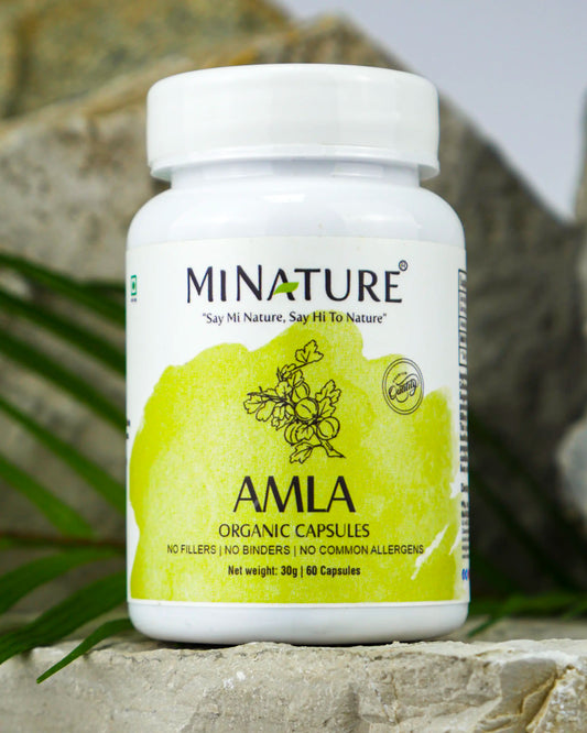 Amla 500mg Organik ,60 kapsula- Mi Nature Indija Origina